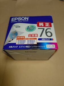 EPSON 純正インクカートリッジ 大容量 IC4CL76　4色パック