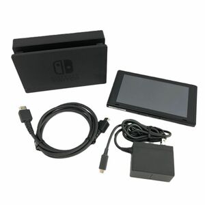  Nintendo switch battery initial model body .dok set (dok*HDMI cable * adapter ) only /2017 year made selling together { game * mountain castle shop }B025