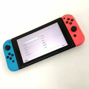 《ジャンク》ニンテンドースイッチ 旧モデル ネオンブルー／ネオンレッド Nintendo Switch/《ゲーム・山城店》◆B065