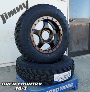 JB64 JB23 ジムニー専用 トーヨー オープンカントリー MT-R 195R16 タイヤホイールセット 16インチ TOYO