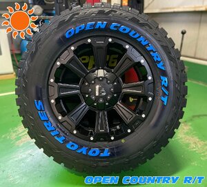 夏タイヤセット 4本組 ハイエース（200系）新品 タイヤホイール トーヨー オープンカントリーRT 215/65R16 ホワイトレター DeathRock