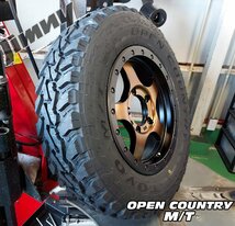 JB64 JB23 ジムニー専用 トーヨー オープンカントリー MT-R 195R16 タイヤホイールセット 16インチ TOYO_画像2