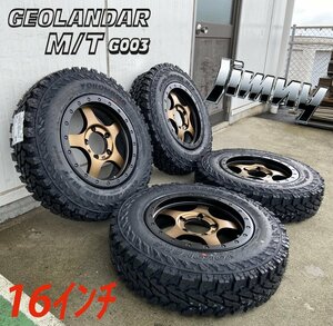 ジムニー JB64 JB23 JA BDX05 ヨコハマ ジオランダー MT G003 185/85R16 タイヤホイールセット 16インチ マッドタイヤ