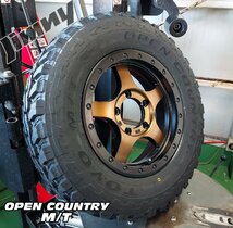 JB64 JB23 ジムニー専用 トーヨー オープンカントリー MT-R 195R16 タイヤホイールセット 16インチ TOYO_画像2