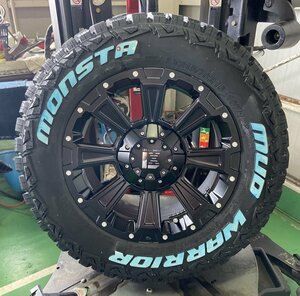 デリカD5 クロスロード エクストレイル CHR 16インチ デスロック DeathRock MONSTA モンスタ マッド 215/70R16 ホワイトレター