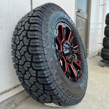 RAV4 デリカD5 エクストレイル アウトランダー アルファード ヨコハマ ジオランダー X-AT 235/70R16 DeathRock タイヤホイール 16インチ_画像4