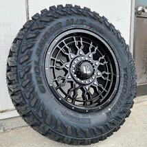 プラド ハイラックス パジェロ サーフ 17インチ タイヤ ホイールセット ヨコハマ ジオランダー MT 265/65R17 265/70R17 PreDator_画像5