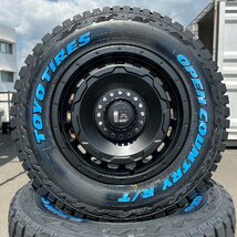 ジムニー シエラ JB74 新品4本タイヤホール トーヨータイヤ オープンカントリーRT 185/85R16 16インチ SwaGGer スワッガー ホワイトレター_画像1