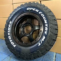 リフトアップ必須 ジムニー JB64 JB23 タイヤホイール トーヨー オープンカントリー MT 225/75R16 ホワイトレター BDX05 4本セット 1台分_画像1