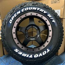 ジムニー JB23 JB64【背面用付】5本セット ジムニー タイヤホイール TOYO オープンカントリー RT 185/85R16 ホワイトレター 16インチ BDX05_画像3