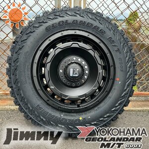 夏タイヤ ジムニー JB64 JB23 JA12 JA11 新品 タイヤホイール 4本セット ヨコハマ ジオランダー MT 185/85R16 175/80R16 LEXXEL SwaGGer