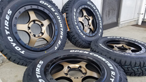 BDX05 JB64 JB23 ジムニー専用 トーヨー オープンカントリー R/T 185/85R16 タイヤホイールセット 16インチ ホワイトレター_画像4