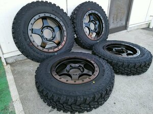 ジムニー 185/85R16 ヨコハマ ジオランダー MT G003 人気 タイヤホイール 新品4本セット 16インチ BDX05