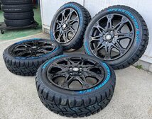 売れ筋商品！軽バン アトレーワゴン タイヤホイール 4本セット トーヨー オープンカントリーRT 165/60R15 15インチ MUD-X ホワイトレター_画像2