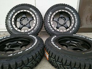 背面用付 5本セット ジムニー タイヤホイール TOYO オープンカントリー RT 185/85R16 ホワイトレター 16インチ BDX05