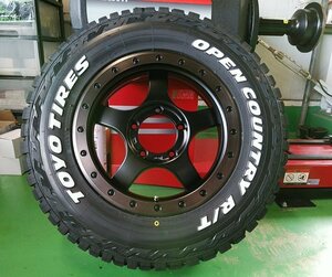 ジムニー タイヤホイール トーヨー オープンカントリー RT 185/85R16 ホワイトレター 新品4本セット 16インチ BDX05