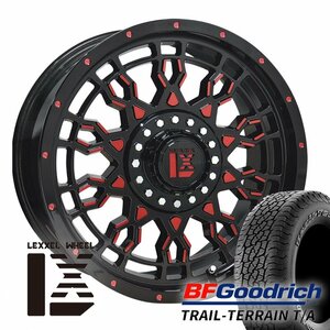 プラド サーフ ハイラックス FJ BFグッドリッチ 265/70R17 トレールテレーン タイヤホイールセット PreDator プレデター 17インチ レッド