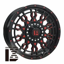 プラド ハイラックス FJ H3 パジェロ サーフ17インチ LEXXEL PreDator ヨコハマ ジオランダー AT 265/65R17 265/70R17 285/70R17_画像3