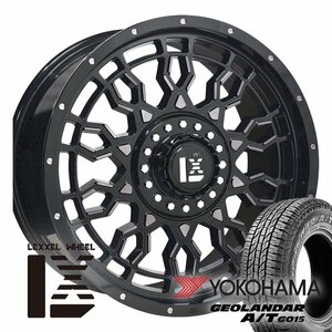 プラド ハイラックス FJ H3 パジェロ サーフ17インチ LEXXEL PreDator ヨコハマ ジオランダー AT G015 265/65R17 265/70R17 285/70R17