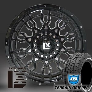 LEXXEL PreDator 120/150 プラド ハイラックス サーフ FJ H3 パジェロ タイヤホイールセット MONSTA TERRAIN GRIPPER 265/70R17 265/65R17