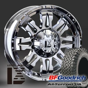 デリカD5 RAV4 エクストレイル CX8 タイヤホイールセット BF グッドリッチ オールテレーン KO2 225/70R17 17インチ Balano メッキ 新品4本