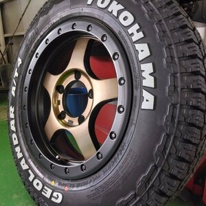 新品 ジムニー 人気 タイヤホイール 4本セット 185/85R16 ヨコハマタイヤ ジオランダー AT4 ホワイトレター 16インチ BDX05