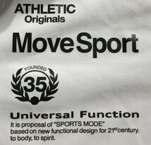 ■ DESCENTE Move Sport デサント ムーブスポーツ ■ ロゴ プリント 半袖 ポロシャツ ホワイト O_画像6