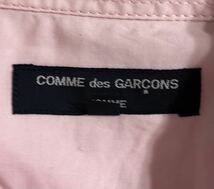 ■ COMME des GARCONS HOMME コムデギャルソン オム ■ 長袖 コットン ボタン シャツ ピンク M_画像4