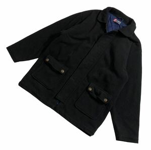 ■ CHAPS RALPH LAUREN チャップス ラルフローレン ■ フリース地 ジップアップ コート ブラック L