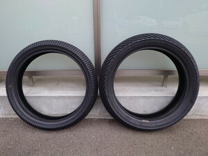 中古レインタイヤ前後セット　ダンロップ　KR189・KR389. 110/70R17. 140/65R17