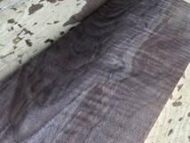 送料無料！【U135B】ウォルナット 595×198×15㎜ 板材 乾燥材 木工 DIY 材木 天然木 無垢材《銘木すずめや》_画像2