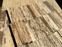 1円スタート！【S735】ゼブラウッド ペンブランク 45本 148×26㎜ 乾燥材 木工 DIY 木材 無垢材 木材《銘木すずめや》_画像8