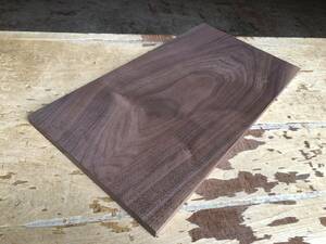 送料無料！【U460E】ウォルナット 510×270×17㎜ 板材 極上杢 乾燥材 木工 DIY 材木 天然木 無垢材《銘木すずめや》