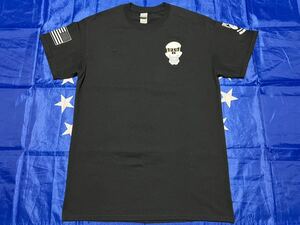 新品未使用　USAF 737TRG / 322TRS FLT590 PAIN TRAIN POW MIA USA 国旗プリントTシャツ　GILDAN製　Mサイズ　BLACK