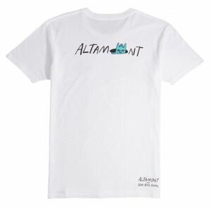 アメリカ正規直輸入 新品 レア◆ALTAMONT / Skate After School◆コラボ tシャツ アルタモント tee 白 L スケボー スケートボード sk8 半袖