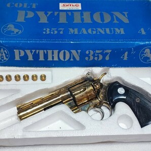 PYTHON モデルガン 357 コクサイ SMG刻印 ジャンク コルト リボルバーの画像1