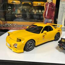 ホットワークス1/24 頭文字D トヨタAE86トレノ マツダRX-7FD3s 藤原拓海　高橋啓介　藤原とうふ店_画像3