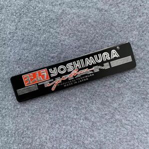ヨシムラ YOSHIMURA TITAN チタン ブルー 耐熱アルミステッカー 　黒　バイクステッカー