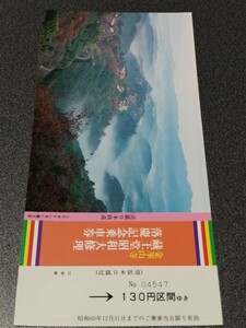 ●金峯山寺藏王堂昭和大修理楽慶記念乗車券♪上千本♪近畿日本鉄道近鉄電車きんてつ♪記念乗車券切符キップきっぷ昭和レトロコレクション