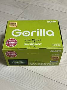SANYO Gorilla 5.2V型 SSDポータブルナビゲーション NV-SB570DT
