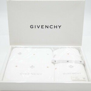  не использовался GIVENCHY Givenchy полотенце для лица гость полотенце белый бренд полотенце новый товар не использовался дом хранение товар 