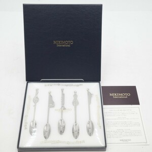  unused MIKIMOTO Mikimoto pearl spoon cutlery 5 pcs set pearl sound . musical instruments motif new goods unused home storage goods 