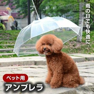 犬用傘 ペットアンブレラ 傘 犬用　小型犬　対応　犬用 ペットアンブレラ 犬用品 アンブレラ ペット用品 散歩 散歩グッズ