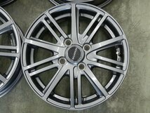 社外 BRIDGESTONE ブリヂストン BALMINUM バルミナ BR10 14インチアルミ 4穴 PCD100 4.5J +45 4本セット ガンメタ 軽自動車_画像3