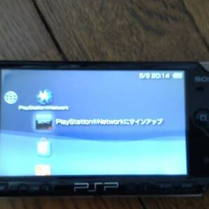 【PSP】 プレイステーションポータブル PSP-3000 ブラック 動作品 本体 Playstation Portable バッテリー有りの画像2