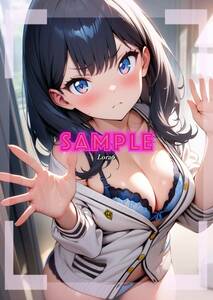 S542 宝多六花 SSSS.GRIDMAN グリッドマン ポスター A4 美少女 最高品質 アニメ 同人 コレクション