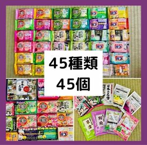 gg 入浴剤　花王 バブ　温泡　アース製薬　45種類 45個　日本の名湯　バスクリン　にごり湯　期間限定　数量限定　乳白