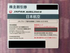 日本航空　株主優待割引券　2024/6/1～2025/11/30迄　送料込 ①