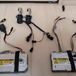 【送料無料】H4キット HID 変換 トヨタ純正バラスト　配線加工 6000k　35w 中古品 倉庫整理 動作確認済