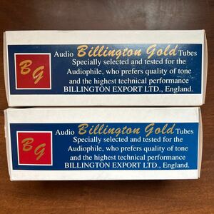 真空管　Billington gold 300B 2本